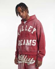 Vale Forever Classico Zip Up Hoodie Ruby Red