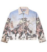 Vale Forever Stampede Trucker Jacket Blue